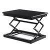 Черный/Белый Регулируемый по высоте стоячий стол Подставка для ноутбука Рабочая станция Стол для работы стоя