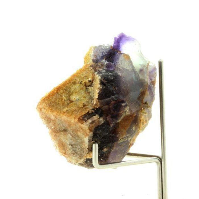 Pierres et Minéraux. Fluorite + Quartz. 244.0 ct. Mine de Fonsante, Var, France.