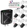 Быстрое USB-зарядное устройство для телефона 58 Вт, двойной PD QC3.0 | Сертификация CE и FCC | Штекер EU/US/UK/KR/AU