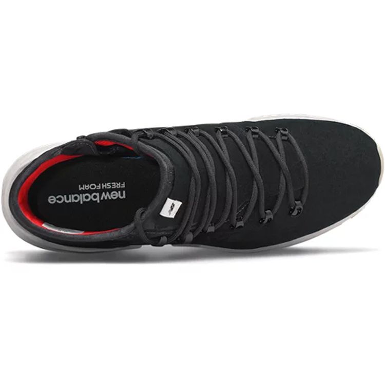 New Balance Nbf Минималистичные модные полуботинки из коровьей замши для повседневной носки, унисекс, повседневная обувь, черный MLNBFBK