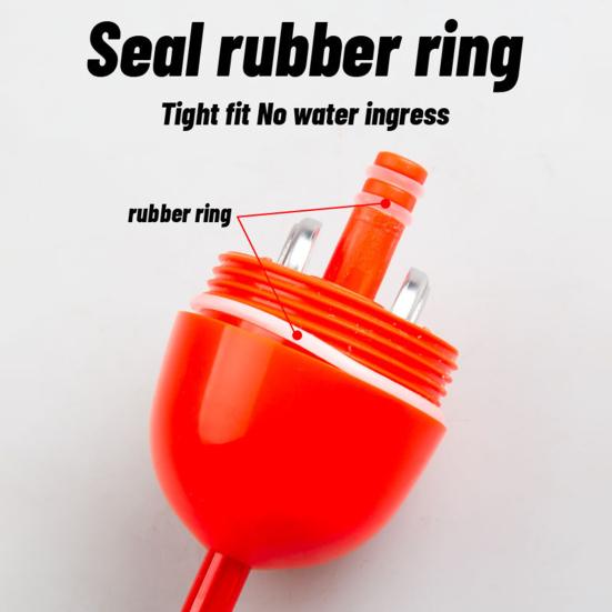 Электронный поплавок для дальнего заброса, легкий, хорошо заметный, плавучий поплавок-шар, поплавок-бомбардировщик с длинным хвостом, для рыбалки в соленой и пресноводной воде