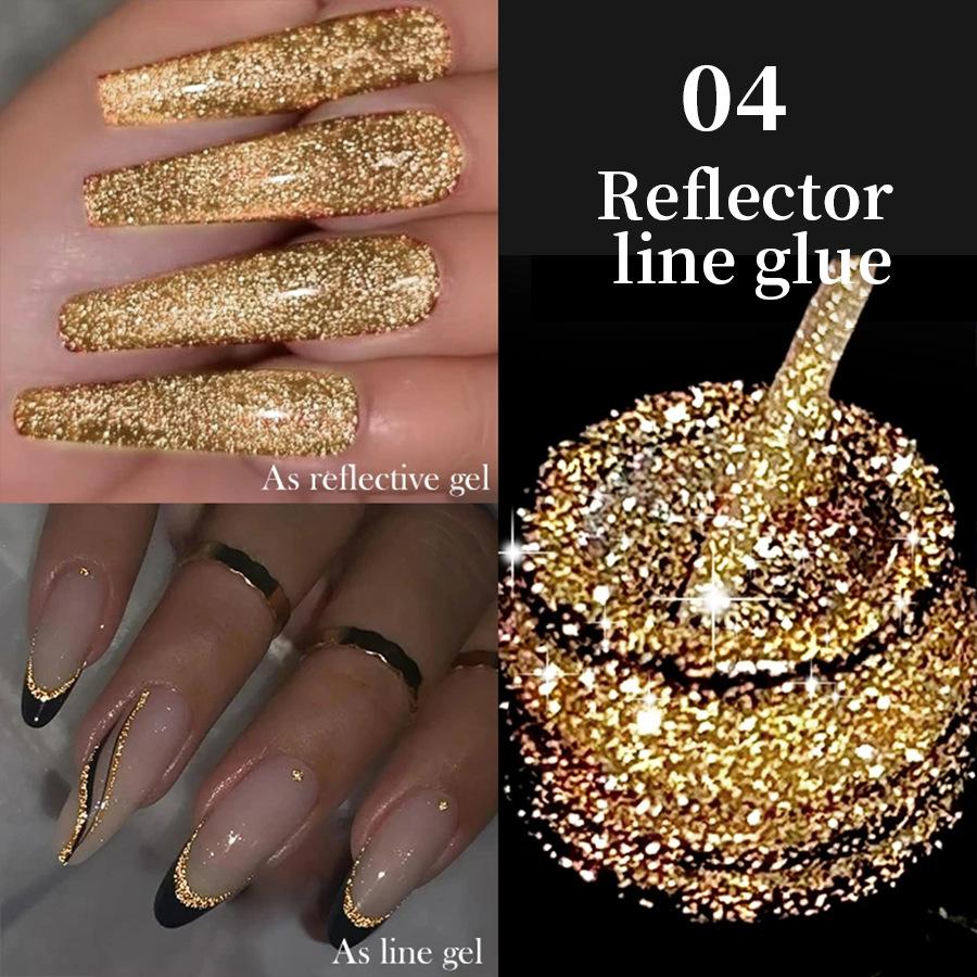 Дизайн ногтей Рисование УФ Гель для ногтей Эластичный Лайнер DIY Паутинка Лак Гель-паук Цветок