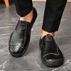 2025 Горячая Распродажа Удобная Мужская Повседневная Обувь Outdoo Мужские Туфли для Вождения Ручной Работы Кожаные Плоские Мужские Туфли Дышащие Мужские Лоферы
