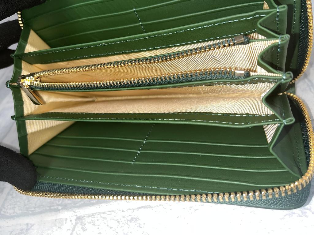 Guodi Длинный кошелек круглый на молнии типа крокодил натуральная кожа блестящая отделка крокодиловая кожа крокодиловая кожа крокодиловая кожа кошелек кошелек