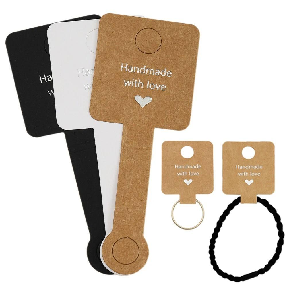 50 шт. подвесные украшения картонные самоклеящиеся ожерелья кольца пакеты бирки