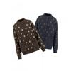 HeyHenry Womens Vintage Polka Dot Cardigan Loose Fit Long Sleeve Knit Sweater Coat