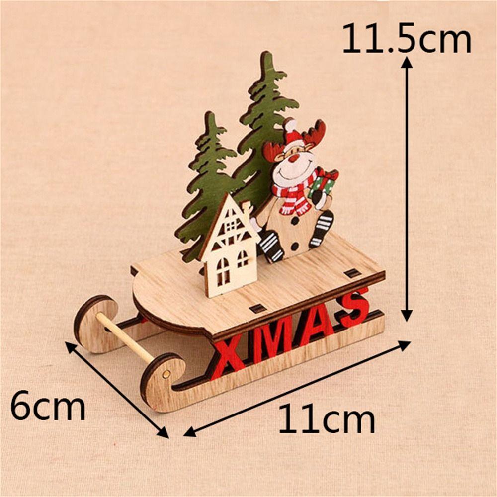 Christmas Tree Santa Snowman Christmas Decorations DIY Assembly Assembly Decorations Xmas Sled