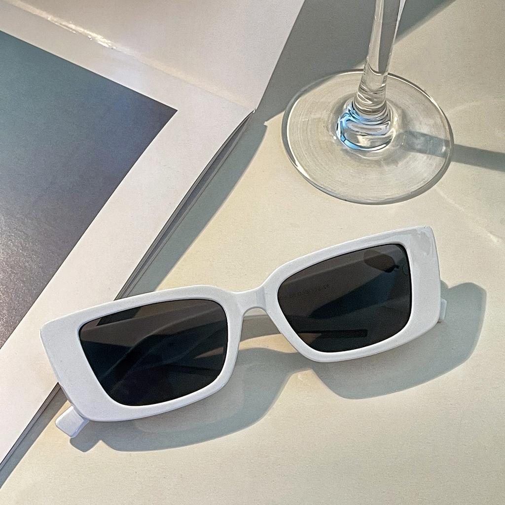 Прямоугольные солнцезащитные очки Женские Ретро Большая оправа Закрывающие лицо Мужские солнцезащитные очки Инс Ветер Летние очки