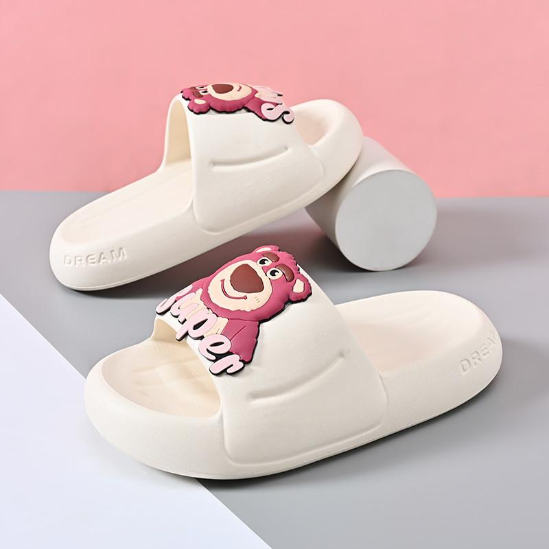 Удобные летние шлепанцы из ЭВА для детей, легкие, нескользящие, с мультяшным дизайном для девочек