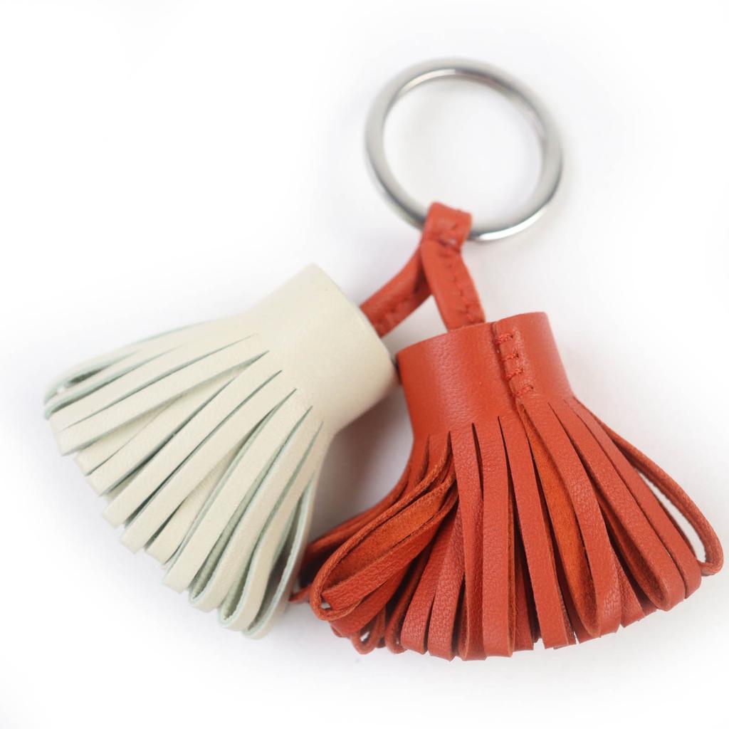 Excellent HERMES Bag charm Carmen Unodos Key ring key ring Anyo Miro Women Used