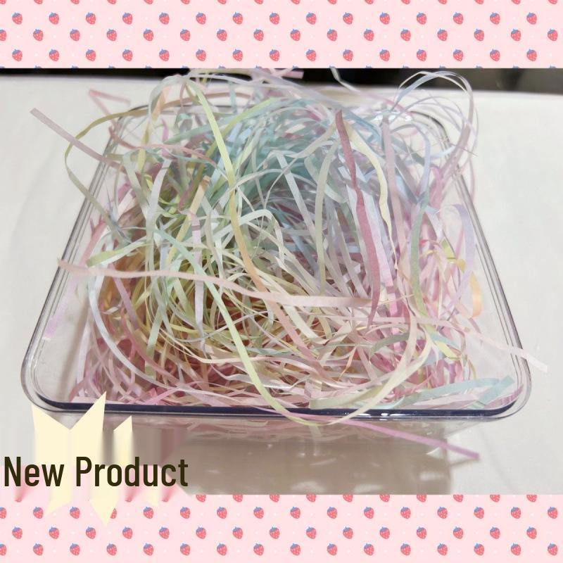 Lafite Decorative Christmas Glitter Shredded Paper Filler for Gift or Candy Box