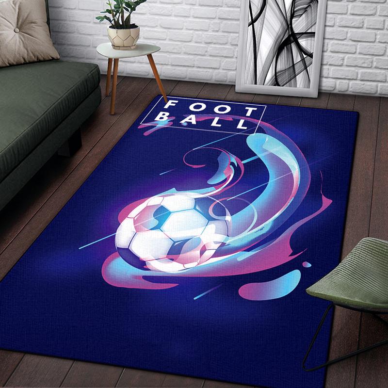 3d футбольный спортивный силуэтный ковер с узором для гостиной, коврики для кемпинга, пикника, противоскользящий коврик, коврик для ползания, подарок для фанатов