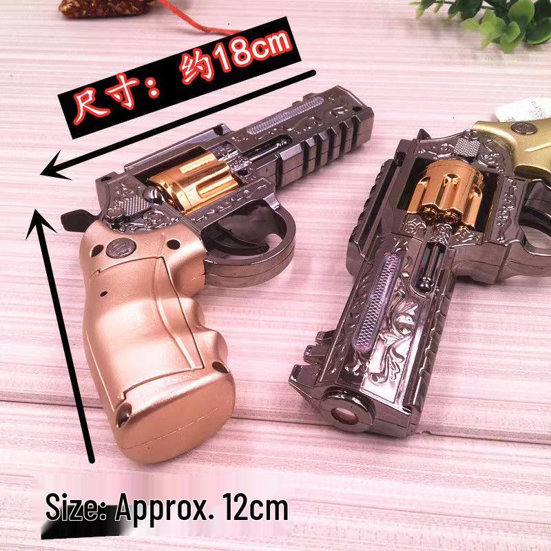 Children's Electric Toy Gun with Sound, Light, and Vibration - Music & LED Effects Pistol for Boys