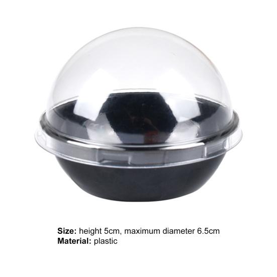 50Pcs Tasteless Egg-Yolk Puff Container Convenient Helpful Easy Release Cupcake Holders