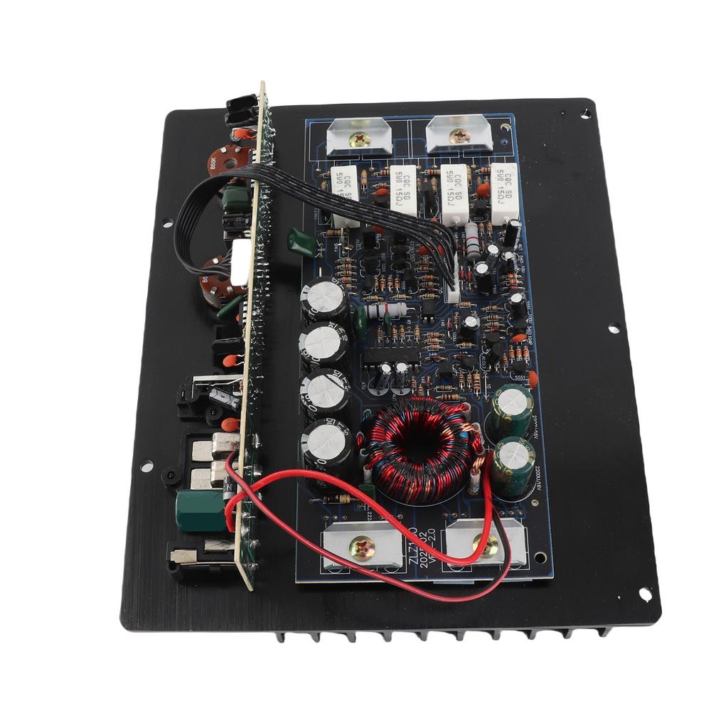 Black 12V Car Amplifier 1000W Car Audio Subwoofer Power Amplifier Multi Protection for Automobile