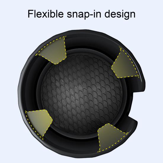 Автомобильный держатель для чашки большого диаметра, вращающееся устойчивое основание, эластичное положение карты, регулируемый расширитель для бутылки с водой, автомобильные аксессуары