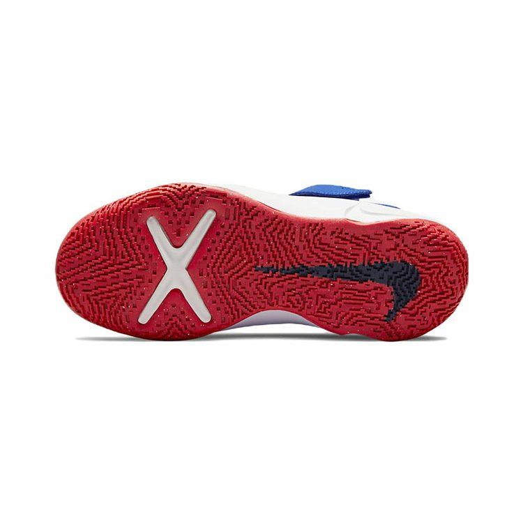 Nike Детские баскетбольные кроссовки Team Hustle D 10 Flyease Mid top Серый Синий Дети Возраст 3 7 Лет DD7302-103