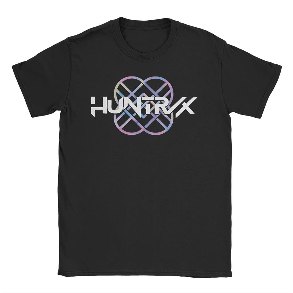 Мужские Женские Футболки Huntrix Kpop Охотники на Демонов Хлопковая Одежда Креативные Футболки с Коротким Рукавом и Круглым Вырезом Графические Футболки Топ