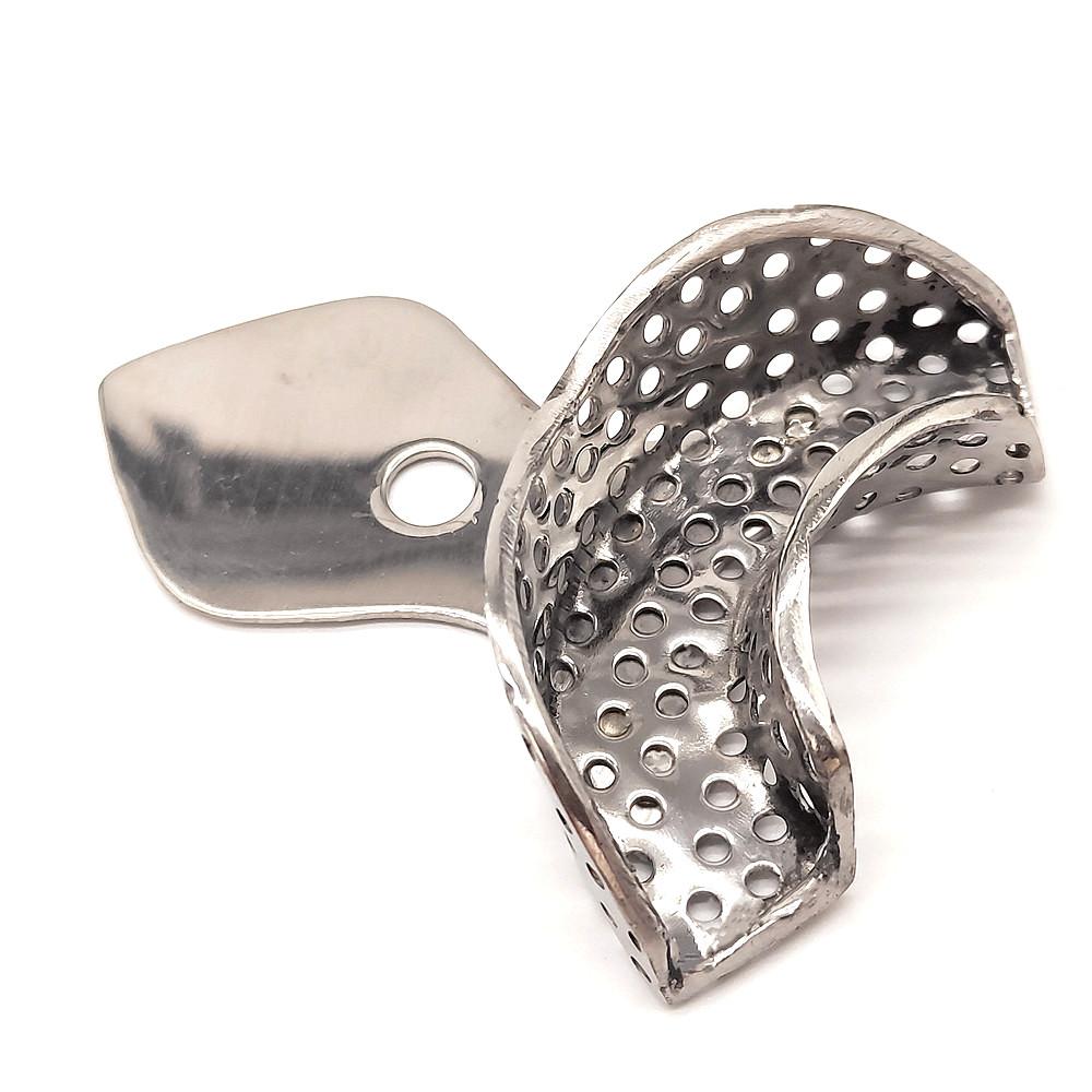 Оборудование для стоматологической лаборатории Размер L/M/S Верхняя нижняя оттискная ложка из нержавеющей стали Инструмент для протезов Зубной лоток Инструмент для стоматологической лаборатории