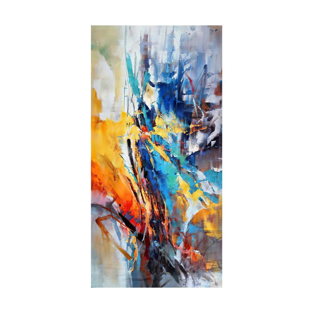 Colorful Paint Textured Abstract Oil Painting On Canvas Wall Art Posters Modern Home Decor Wall Pictures For Living Room Mural