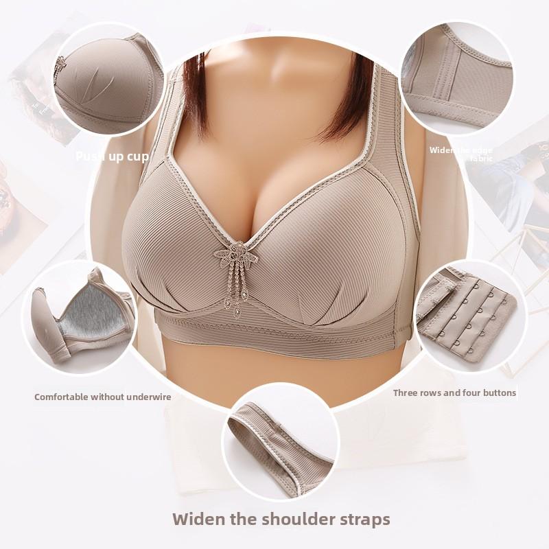 New Arrival Plus Size Wireless Bra - Lightweight Comfortable Breathable Design with Lift & Support, Side Control and Flattering Backline for Women