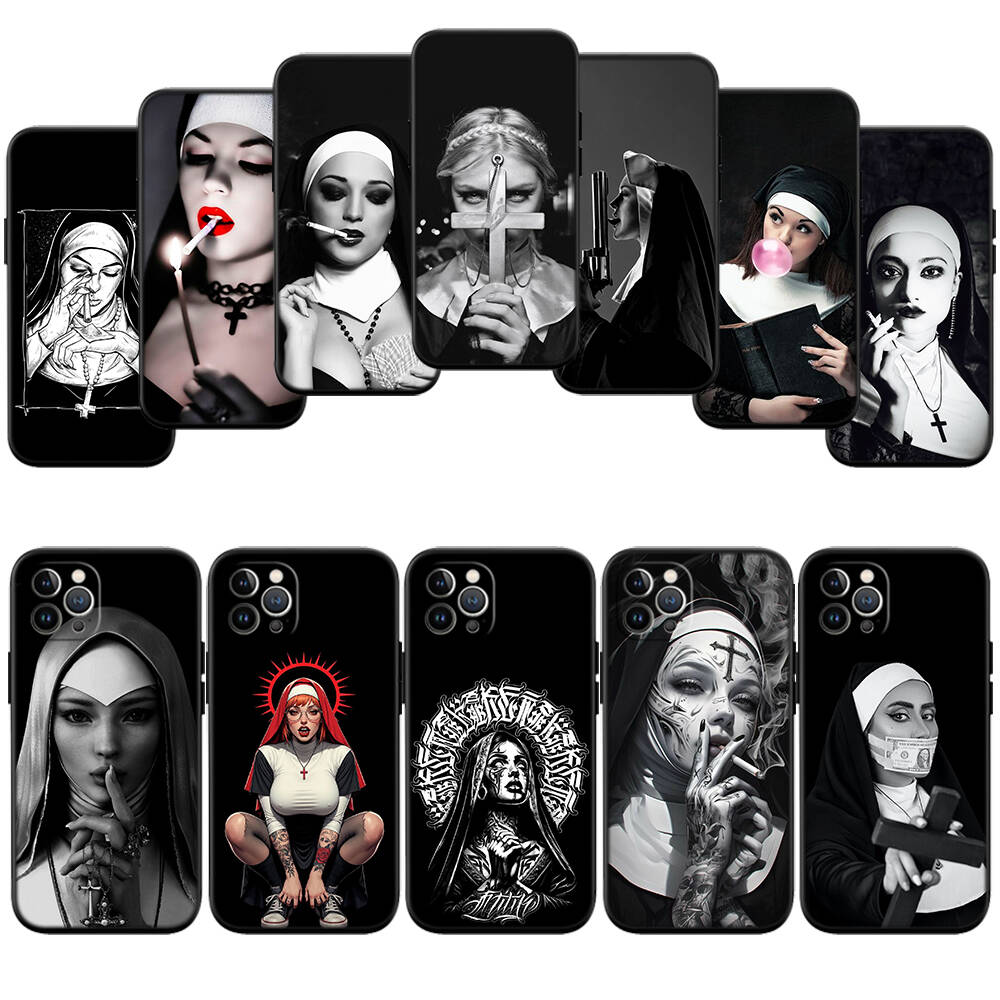 Sister Nun New Phone Case for iPhone 6 6s 7 8 11 12 13 14 15 16 17 16E XS Pro Max XR X SE Air