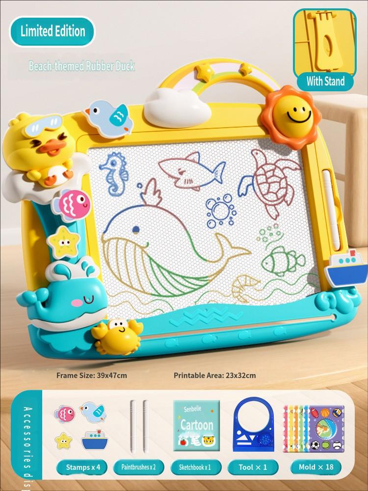 Детская доска для рисования Магнитная доска для рисования Детская игрушка Доска для граффити Стол для письма для малышей Магнитная ручка Цветная панель для рисования