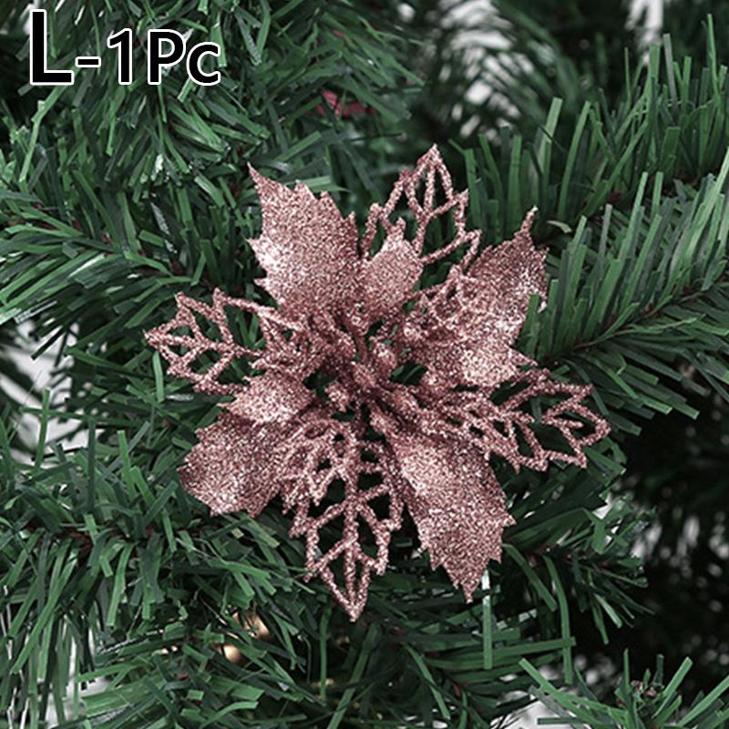 Рождественские украшения Рождественский нежный полый цветок Рождественская елка гирлянда украшения подвеска Рождественский декор