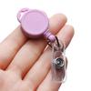 1pc Fashion Durable Stationery Anti-Lost Clip Clip Key Ring Retractable Lanyards Badge Holder