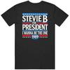 Ностальгический Президентский Лозунг Stevie B Евро и Танцевальная Музыка Фан Футболка Унисекс Футболка