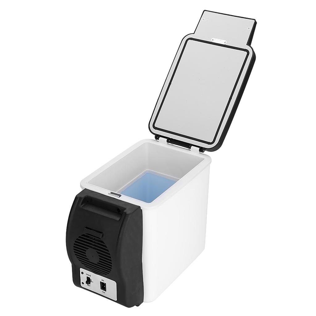 12V 6L Portable Car Refrigerator Mini Multi Functional Food Drinks Warmer Cooler Fridge