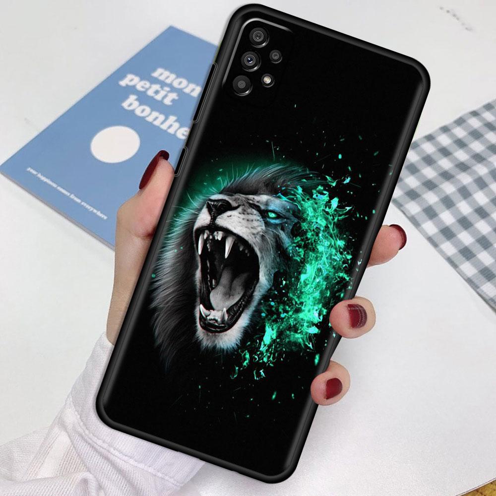 Чехол для Samsung Galaxy A52 A12 A51 A32 A21s A71 A53 A13 A32 A72 A31 A33 A22 A03 A41 Чехол для телефона Tiger Animal