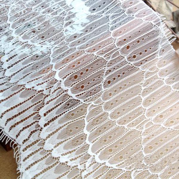 Unilateral Trim Meters 3 Lace Black And White Gradient Eyelashes Lace Trim Clothing Wave Lace Accessories Curtain Decoration Skirt Lace