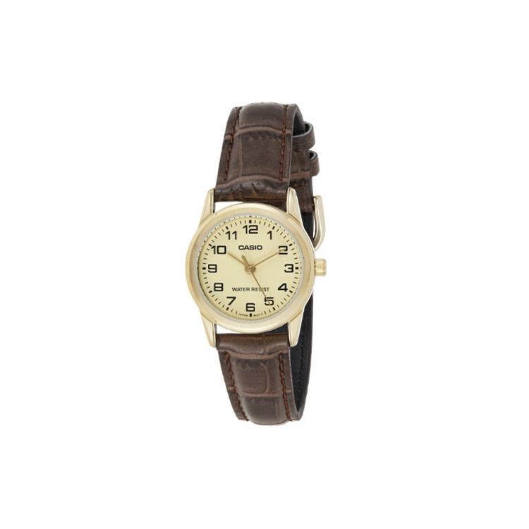 Casio Унисекс Стандартная Серия 38 мм Золотые Часы MTP-V001GL-9B LTP-V001GL-9B