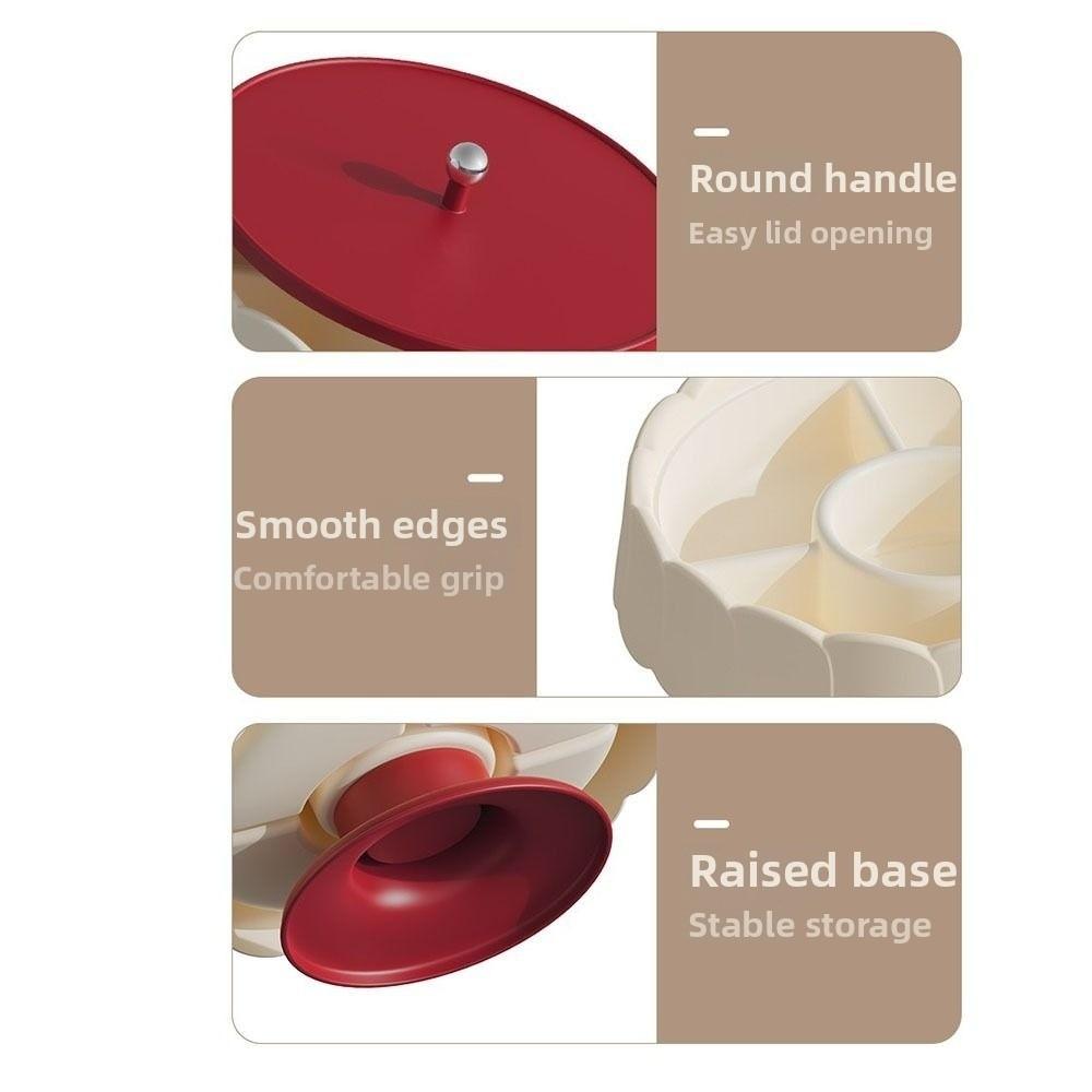 with Lid Snack Serving Tray Traditional Fruit Plate Multifunctional Candy Box Party