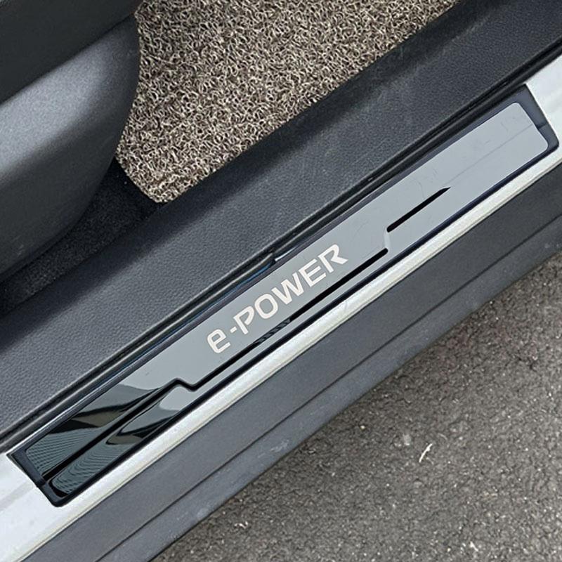 Для Nissan Kicks e-POWER Защитная накладка на порог Педаль Накладка на порог автомобиля Стайлинг Наклейка Автоаксессуары 2018     2024