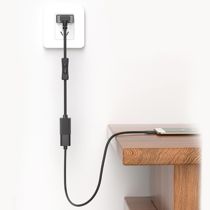 USB-кабель с выключателем питания, Прямой USB3.0 Male to Female, Кабель-удлинитель для передачи данных и питания