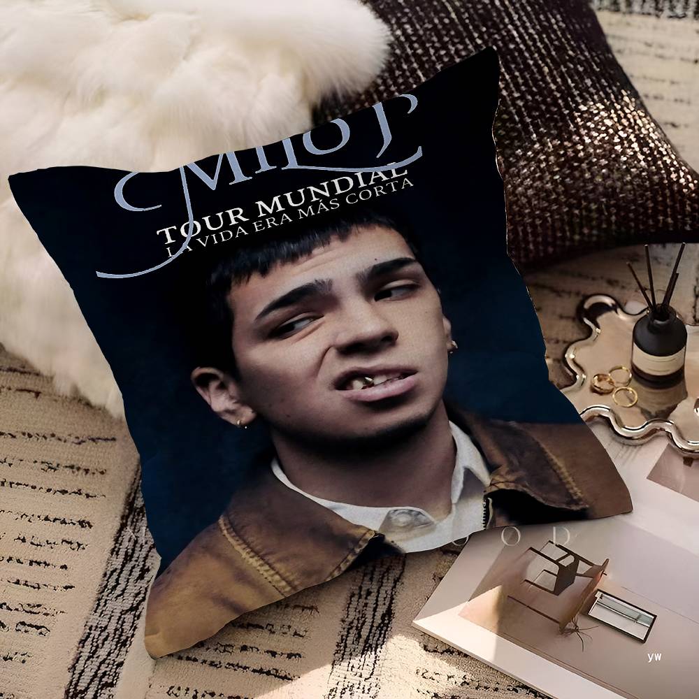 Singer MMilo J Personalized Pillow Cover Kids Bedroom Wild Party Decor Pillowcase Kid Birthday Shower Gift