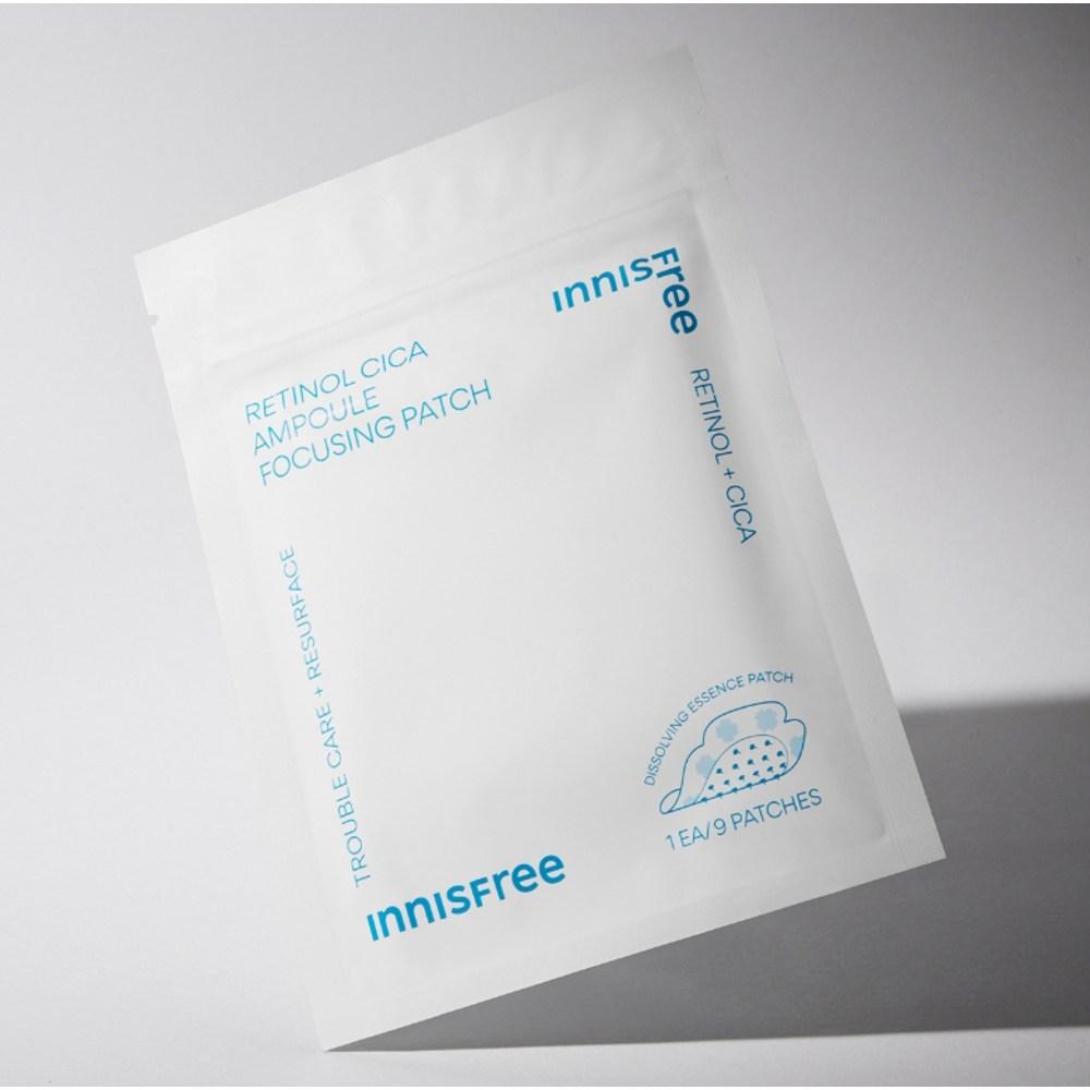 Innisfree Ретинол Cica Ampoule Focusing Patch, 9 шт., 1 шт.
