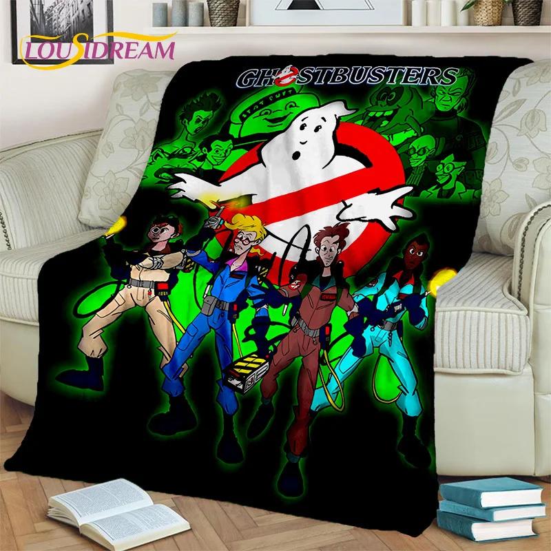 Одеяло G-Ghostbusters с героями мультфильмов, мягкое фланелевое одеяло для дома, спальни, кровати, дивана, пикника, офиса, пешего туризма, отдыха, сна, подарок