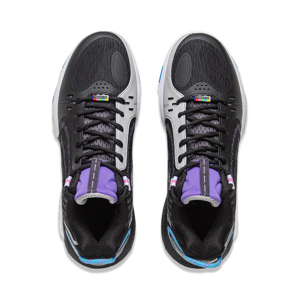 Li Ning Wade Shadow 7 Низкие Баскетбольные Кроссовки Мужские Черно-Серые ABPV011-4