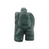 Fashion Ornaments Aventurine Green Jade Stone Hand Carved Natural Craving Elephant Statue Decor Car Decoration Supplies Easy Accessibility