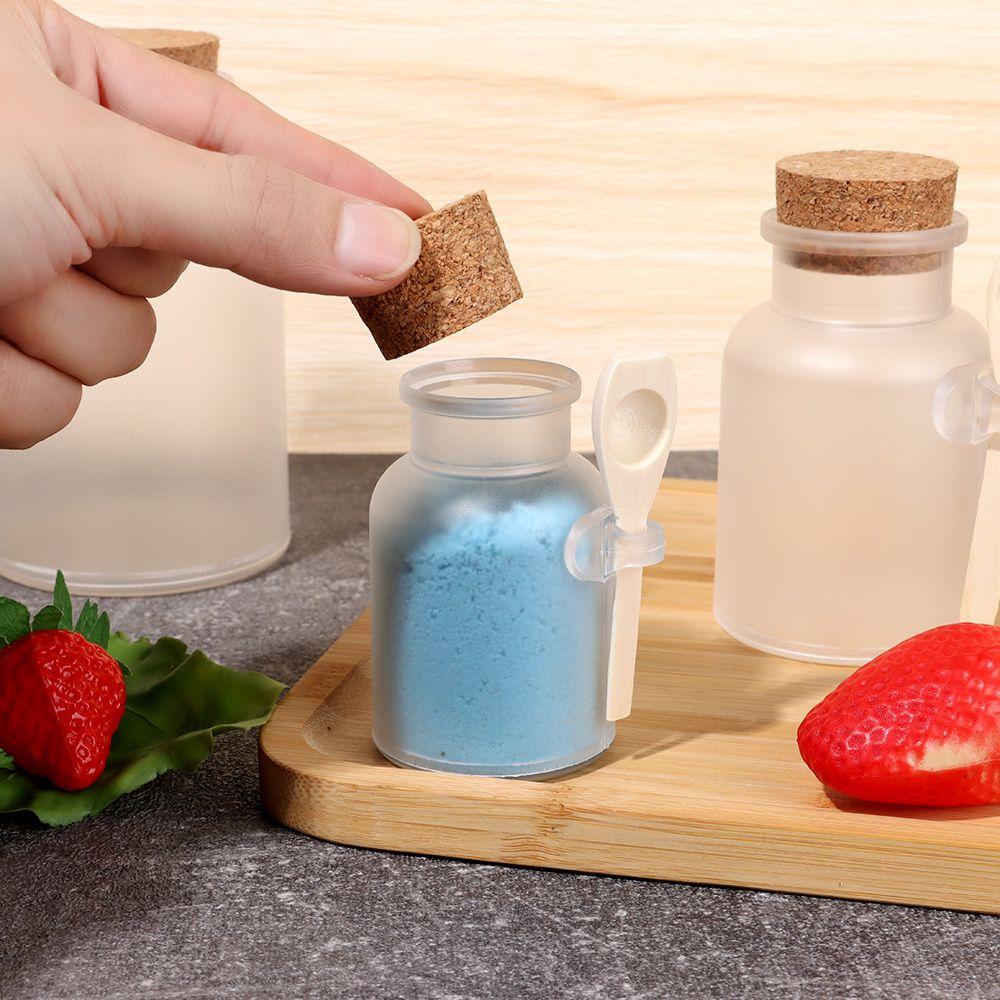 Многоразовый органайзер с пробковой пробкой, матовое уплотнение, банка для соли для ванны, контейнер для хранения