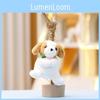 Cat Dog Bear Plush Toy Keychain Backpack Decorations Pendant Gift Doll Cartoon