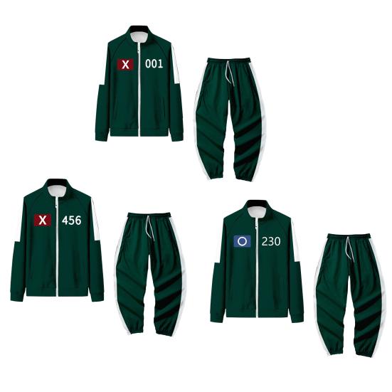 Мужской костюм для косплея, комплект из спортивной толстовки с длинными рукавами и эластичным поясом, комплект брюк для косплея