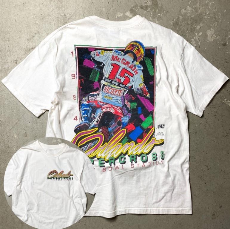 """NOS Винтажная футболка Orlando Supercross 1994 года Хлопок Унисекс Размер S-3XL """"""