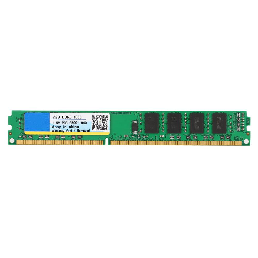 Xiede DDR3 1066 2G 240pin настольная компьютерная память RAM полностью совместима с Intel AMD