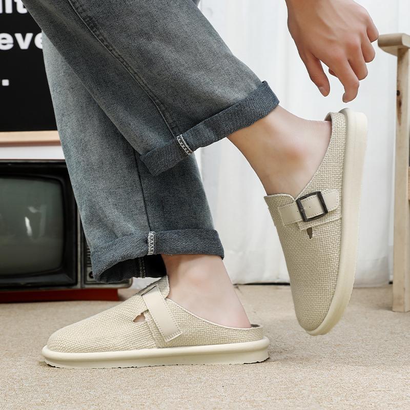 Модные летние мужские шлепанцы, повседневная уличная обувь, дышащие кроссовки для ходьбы, хайкинга, слайды, роскошные дизайнерские мокасины от модного дома