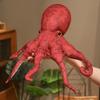 Плюшевая игрушка Красный Осьминог Реалистичный Гигантский Осьминог Мягкая Игрушка-Животное Симуляция Морского Существа Кукла Домашний Декор Подушка для Дивана Подарок