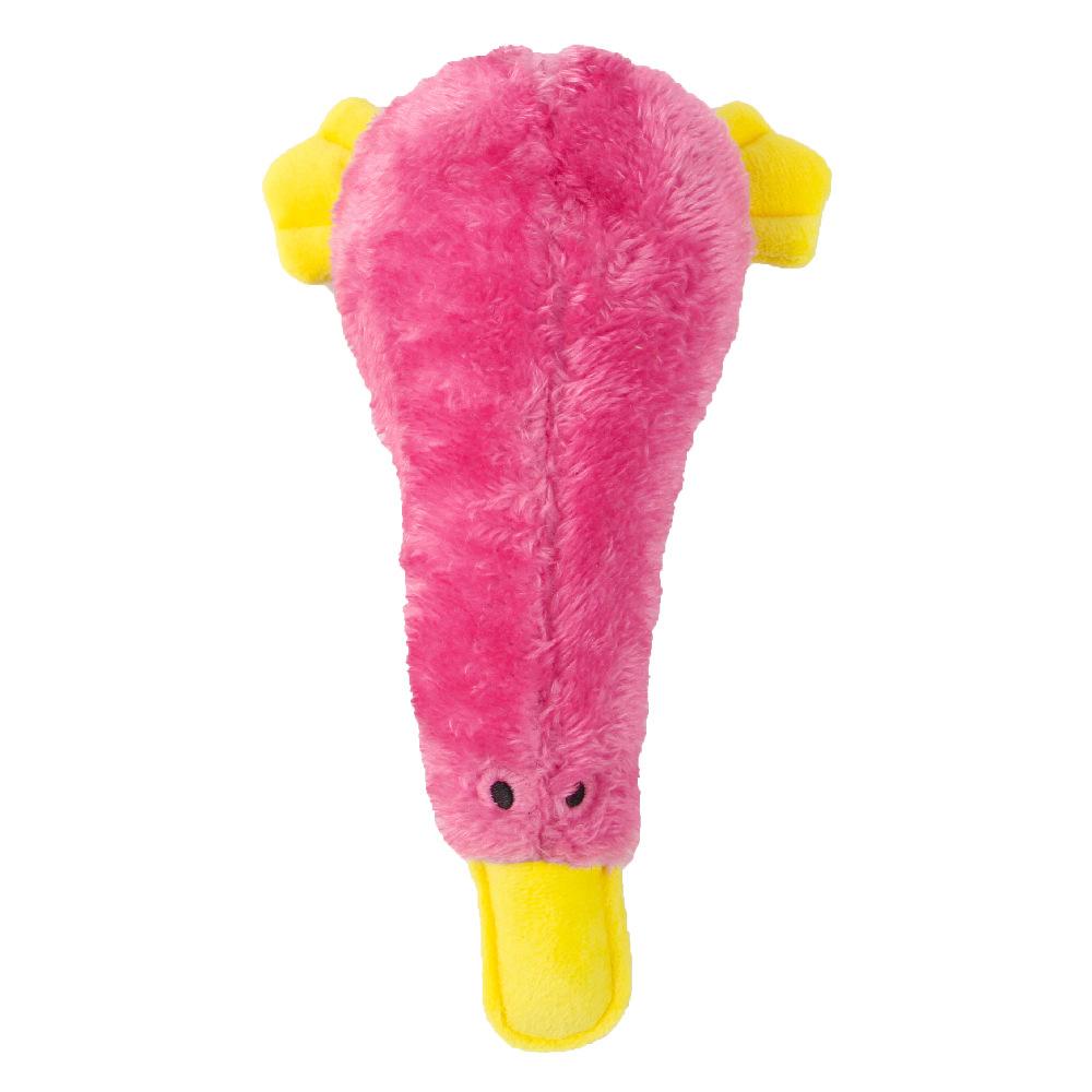 Плюшевая игрушка для домашних животных, издающая звуки, собака кусает утку, чтобы выпустить пар, мультяшная игрушка для птиц без крыльев